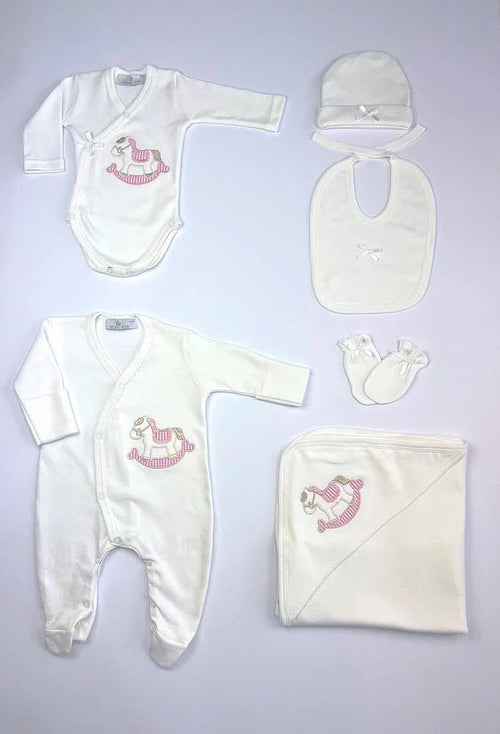 Adorable Baby Boy 6 pc Cotton Set - Comfort and Style for Your Little One - Littlepinot