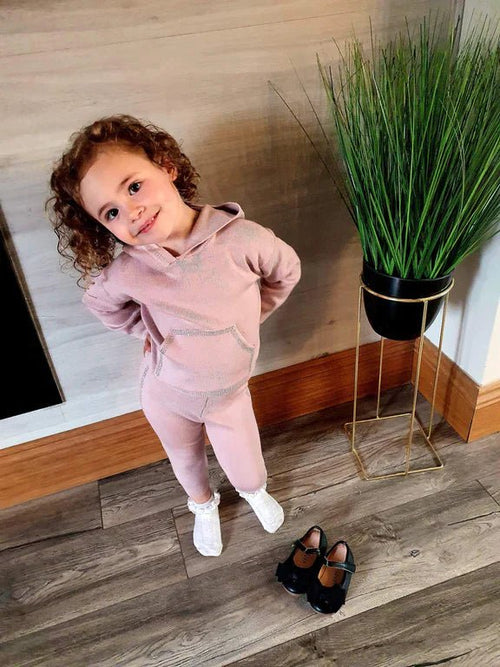 Beau Kid Blue Diamanté Tracksuit - Littlepinot