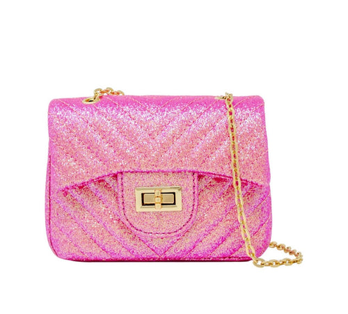 Classic Glitter Wave Handbag - Littlepinot