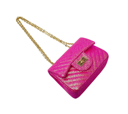 Classic Glitter Wave Handbag - Littlepinot