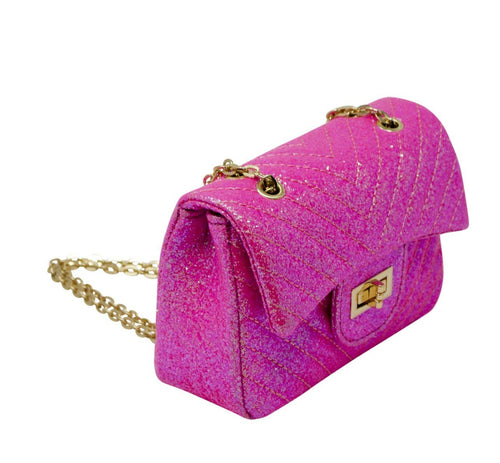 Classic Glitter Wave Handbag - Littlepinot