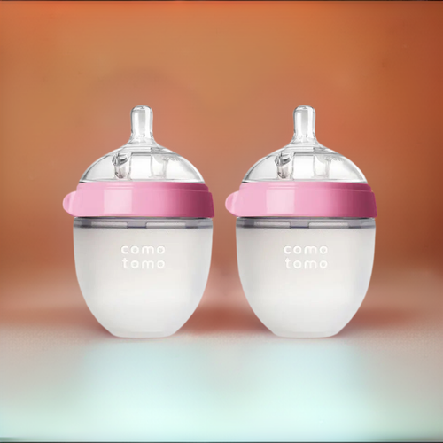 Baby Bottle, Single Pack - 5oz - Pink - Premium BABY BOTTLES from Littlepinot.com - Just $12.99! Shop now at Littlepinot.com